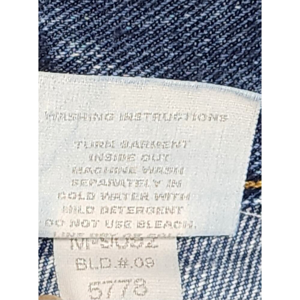 Vintage Rockies Jeans Womens 8 Dark Blue Denim Slim Bootcut Low Rise Stretch Y2K - Picture 10 of 16